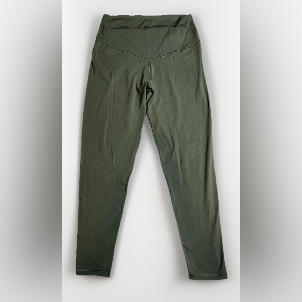 Aerie Offline Women's Size Large Legging High Waisted Olive Green 24” Inseam